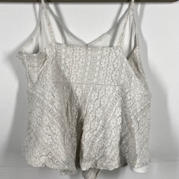 Lace Peplum Top - Picture 2 of 3